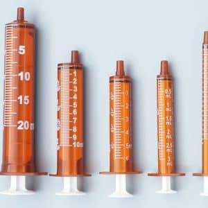Amber Syringes