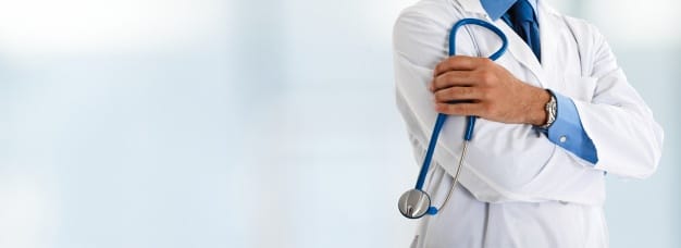 close up doctor front bright background 53419 4416
