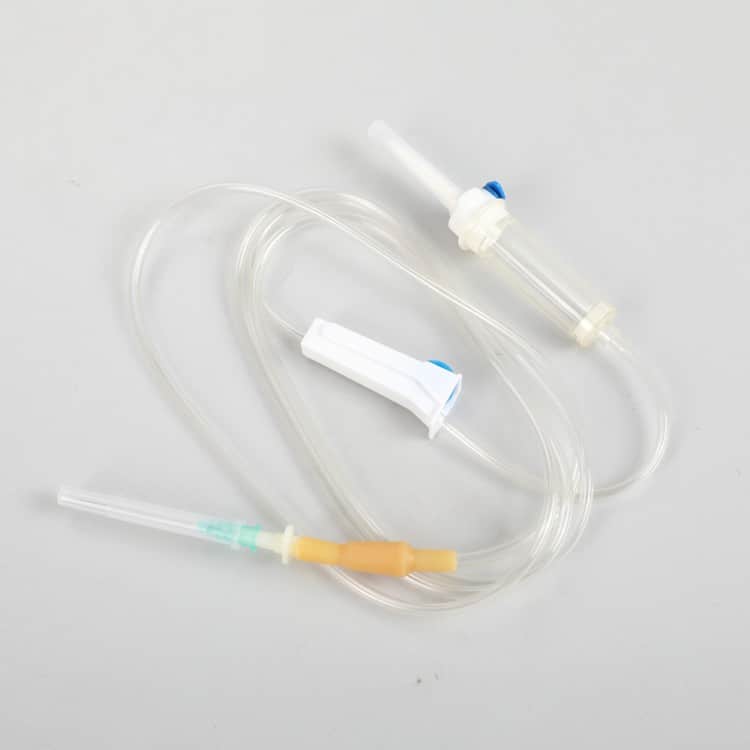 disposable-iv-infusion-set-working-principle-illustration