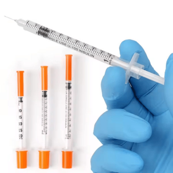 1ml insulin syringe with needle - Image 3