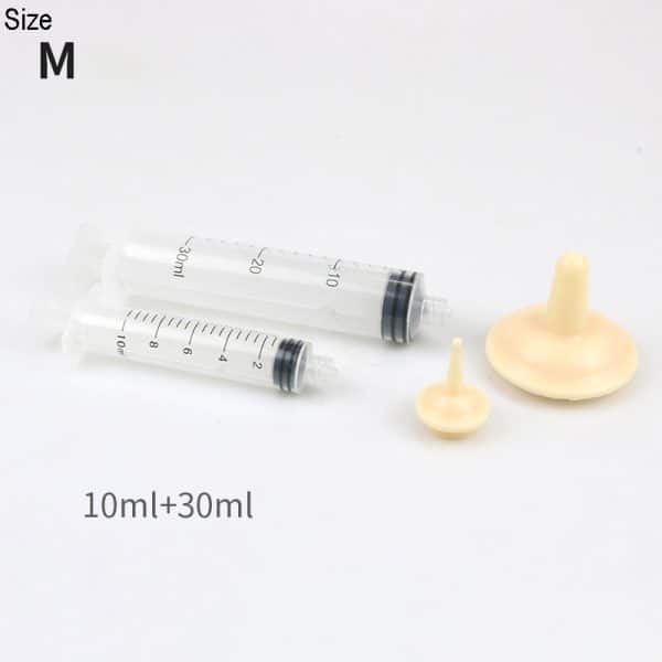Professional Pet Nursing Syringe Kit - Newborn Puppy & Kitten Feeding System with Graduated Syringes & Nipples - Image 7