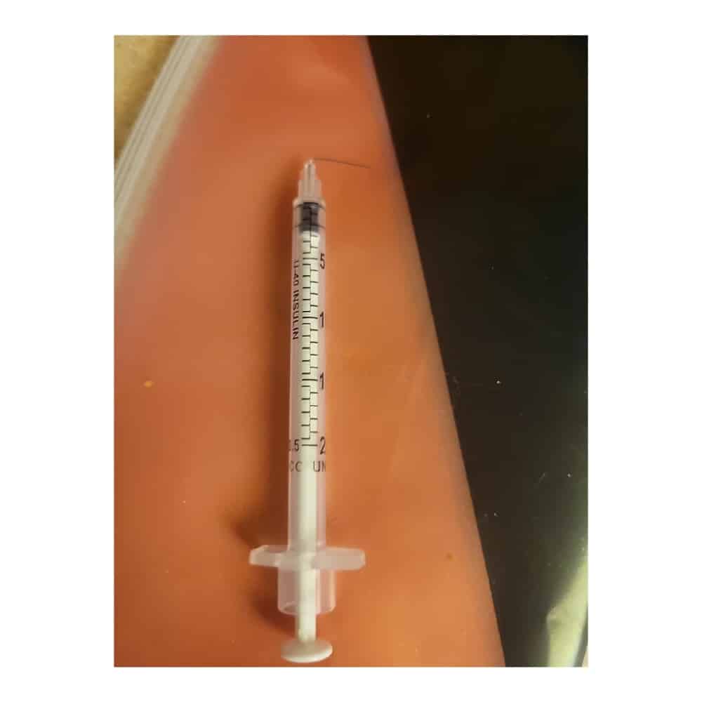 silicone lubricated pet insulin needle comfort
