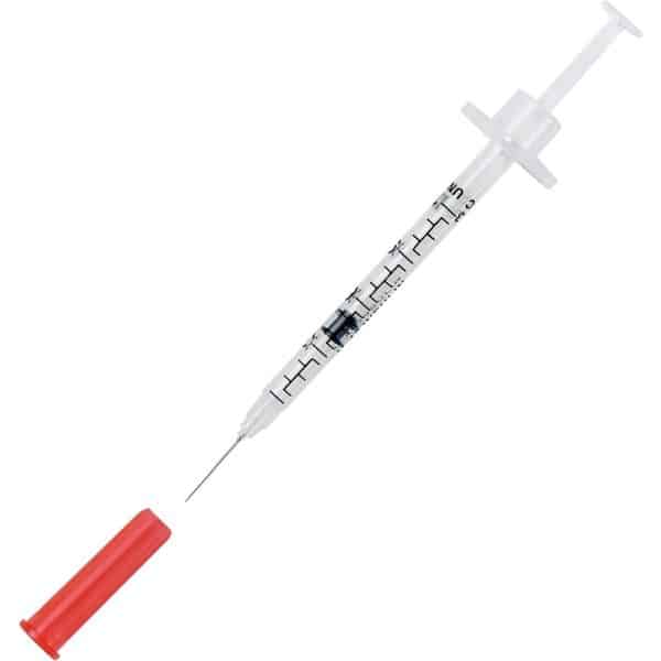single use veterinary syringe
