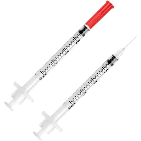 ultra thin insulin syringe with needle