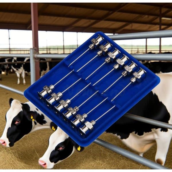 veterinary clinic needle setup