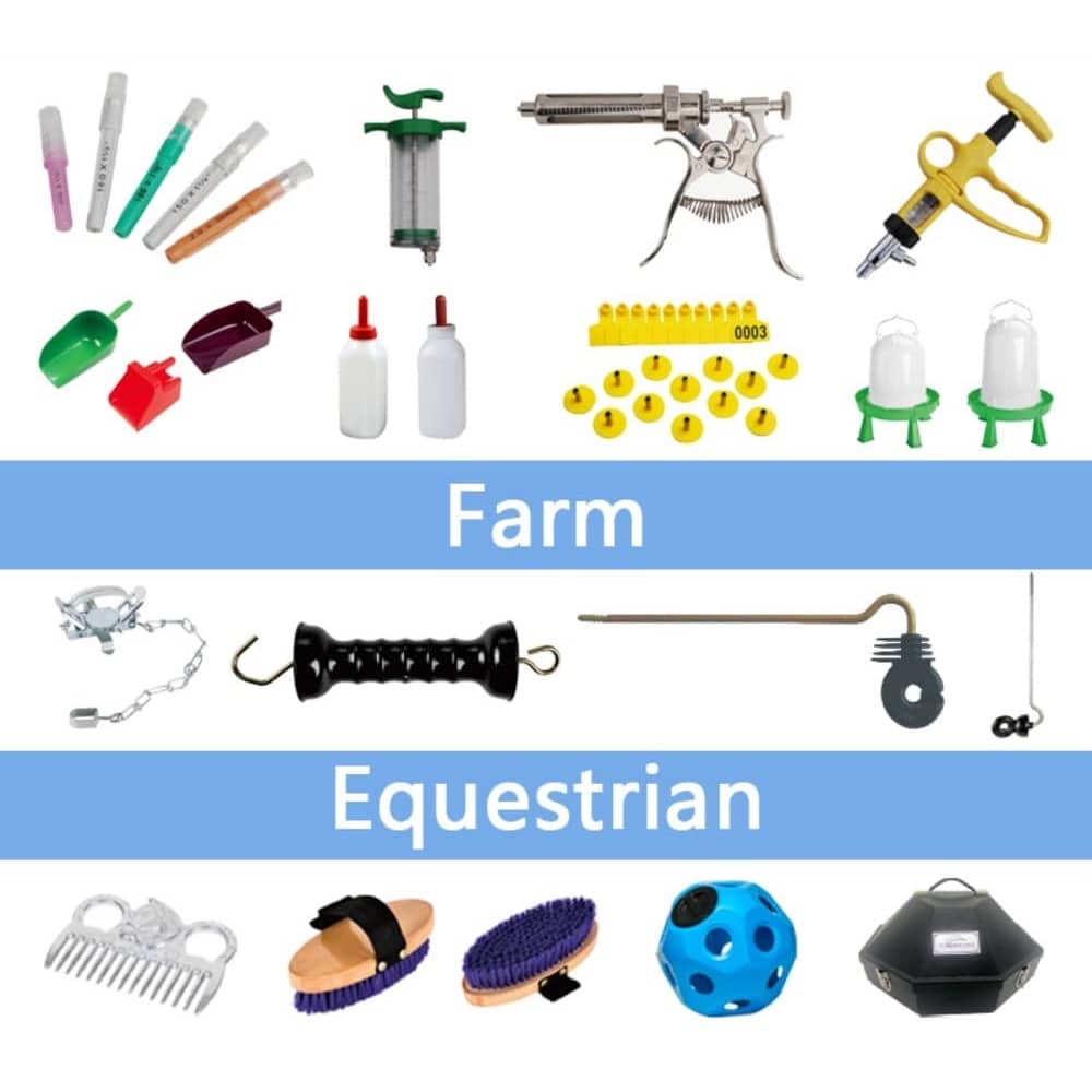 veterinary injection syringe device