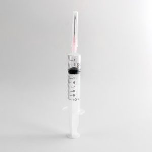 10ml syringe with pink needle