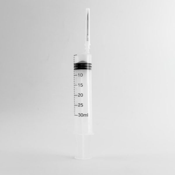 30ml veterinary syringe detail