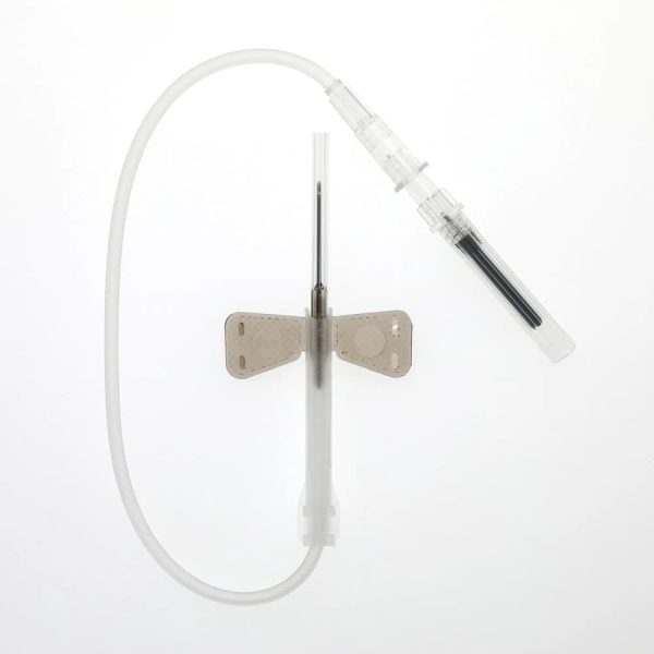 butterfly needle hub comparison vertical