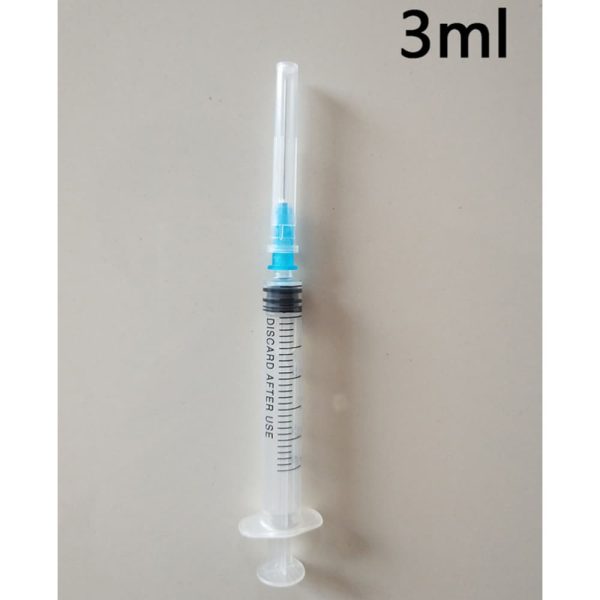 compact 3ml veterinary injection syringe