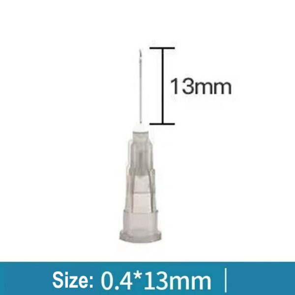 micro fine syringe 13mm gray hub