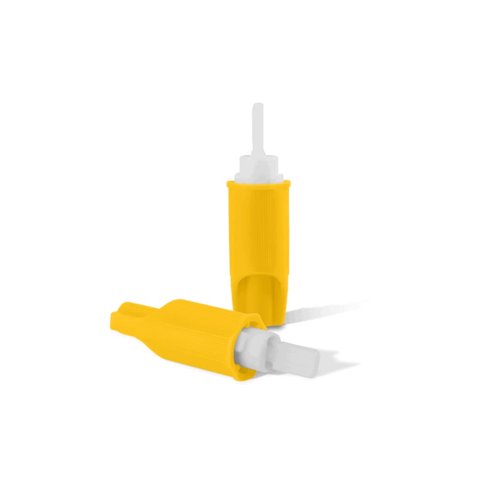 safety blood lancet yellow 28g pediatric