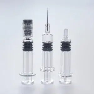 Pre Filled Glass Syringe Borosilicate Material Close Up