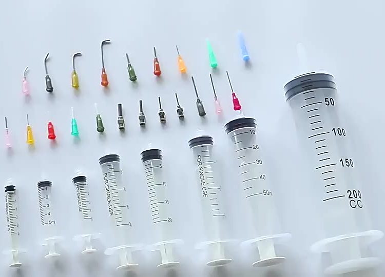 different syringes size for medical applications