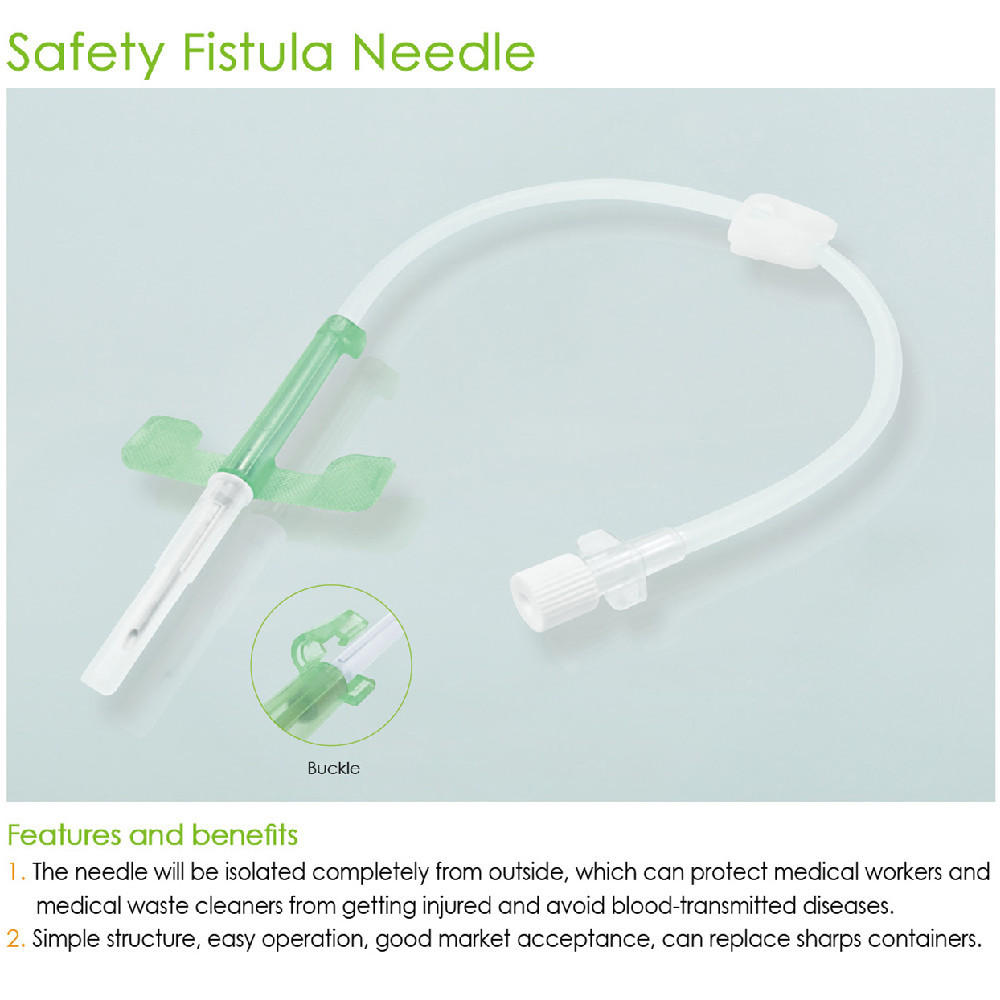hemodialysis safety needle integrated protection mechanism demonstration hemodialysis safety needle integrated protection mechanism demonstration