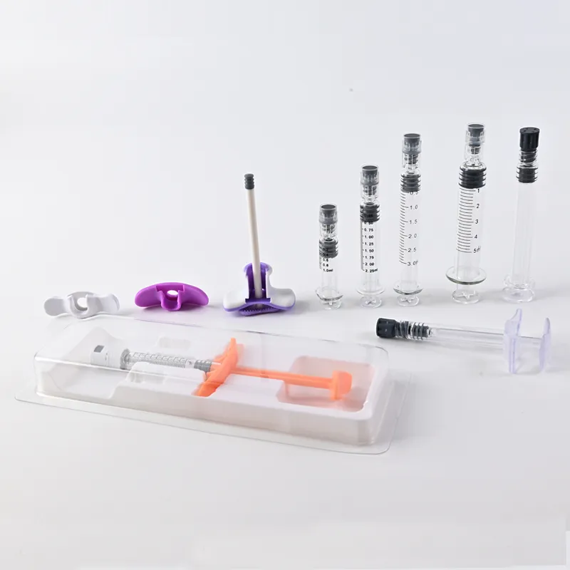 luer slip glass syringe tamper evident cap sterile packaging