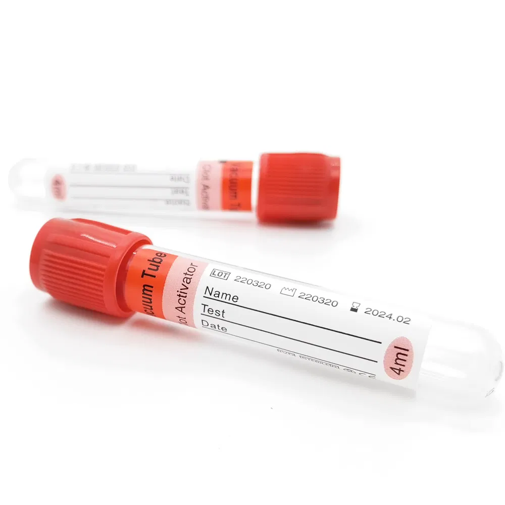 5ml serum blood collection tube cap detail