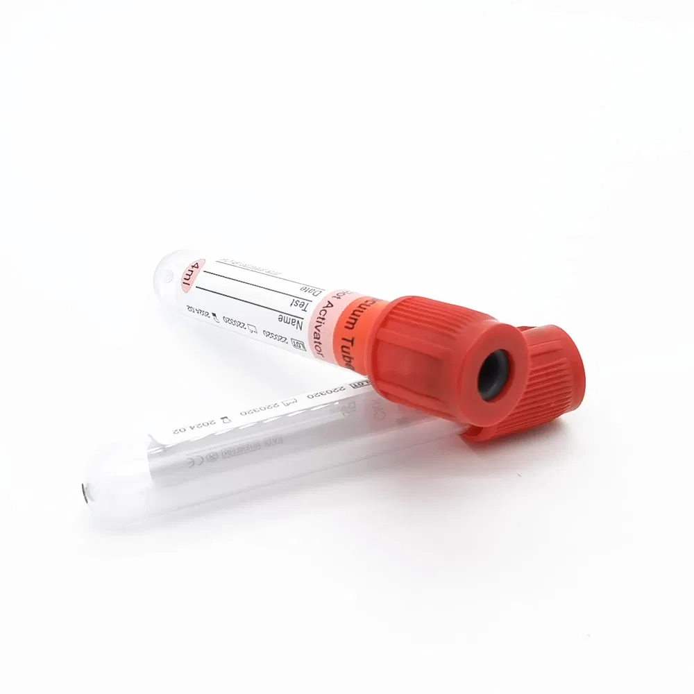 Clot Activator Vacuum Blood Collection Tube 5ml Factory Supply Directly