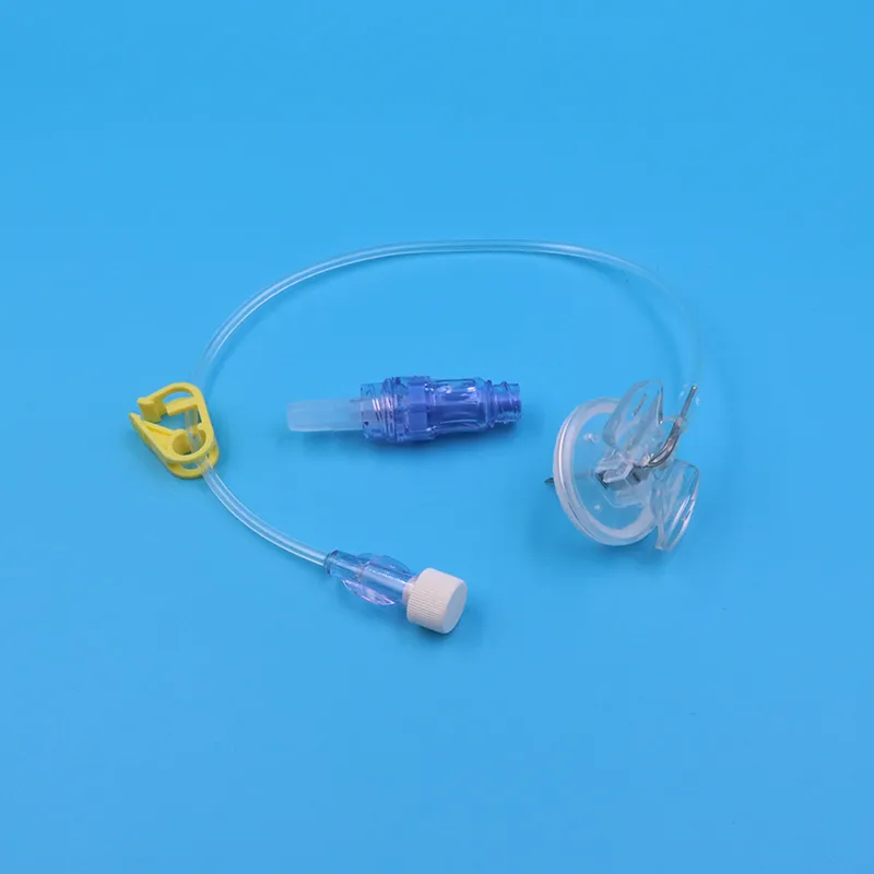 Huber Needle Safety Lock Mechanism Protection Shield