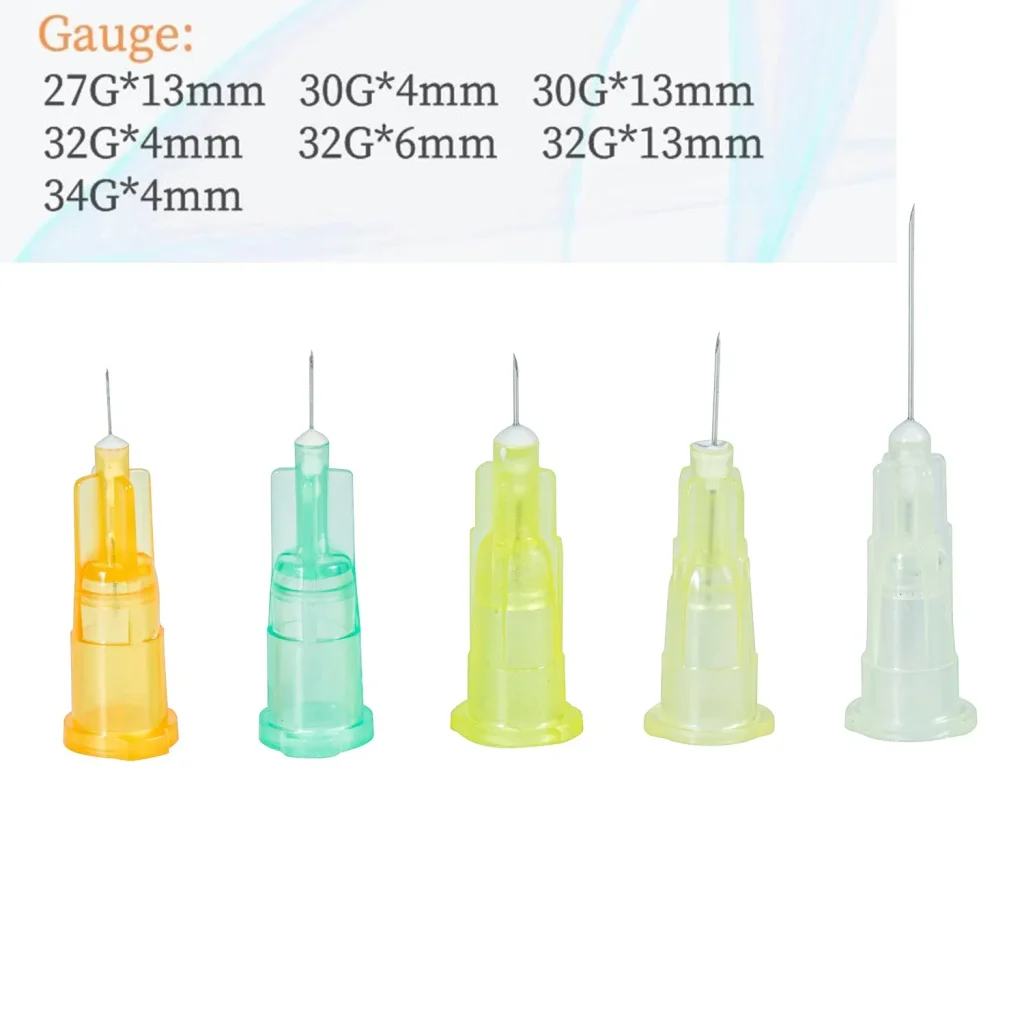 Hypodermic Needles Size Specifications Chart