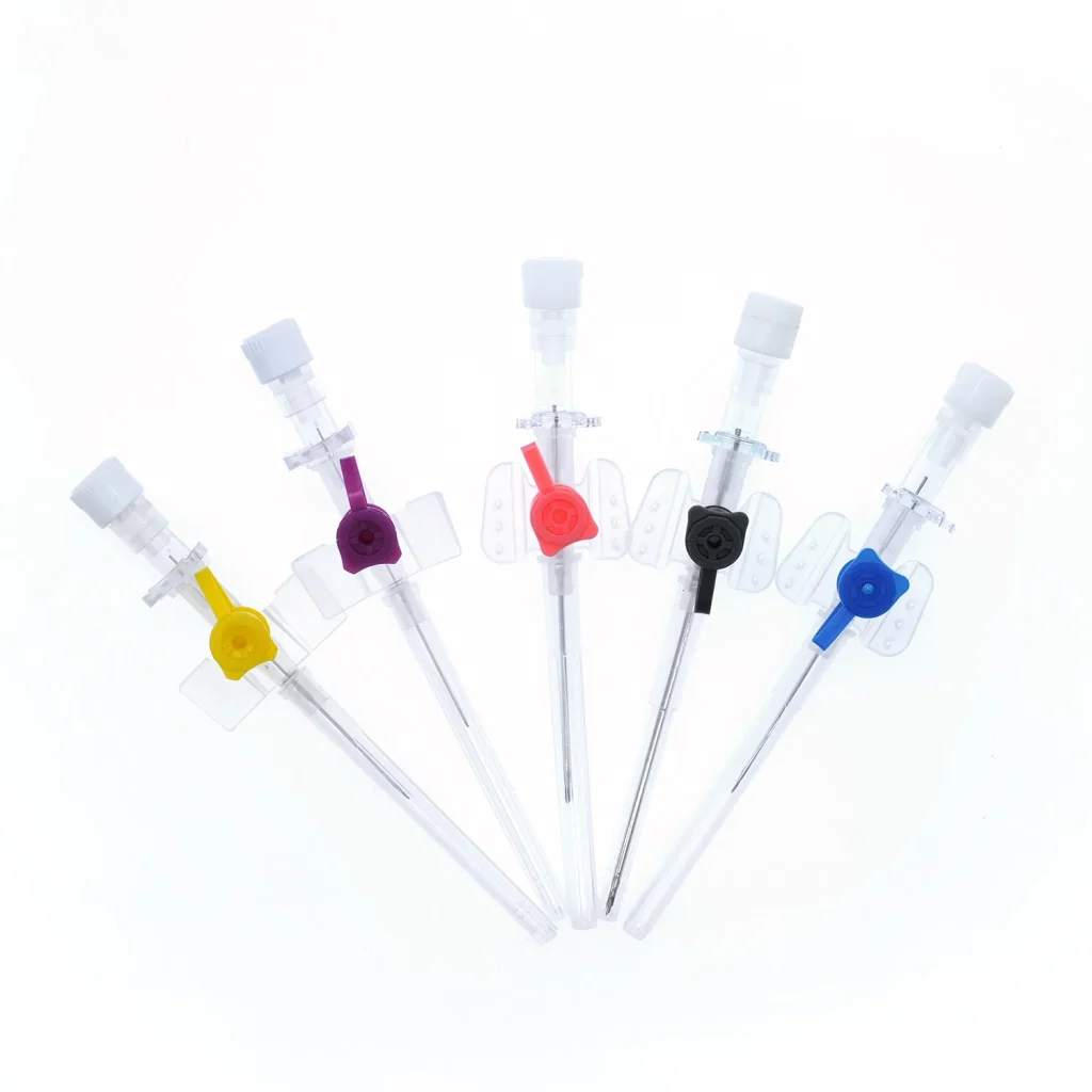Medical Disposable IV Cannula Multi Color Gauge Selection