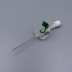 Medical Disposable Safety Butterfly Type IV Cannula with Injection Port