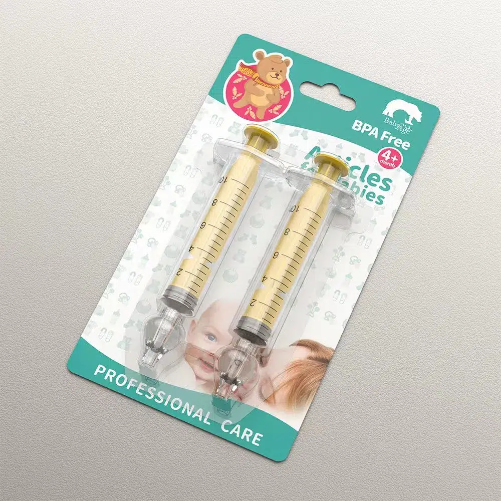 Yellow Baby Nasal Syringe With Retail Package Yellow Baby Nasal Syringe With Retail Package