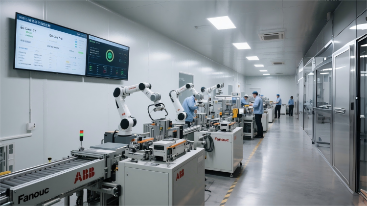 automated-robotic-assembly-line-syringe-manufacturing-facility