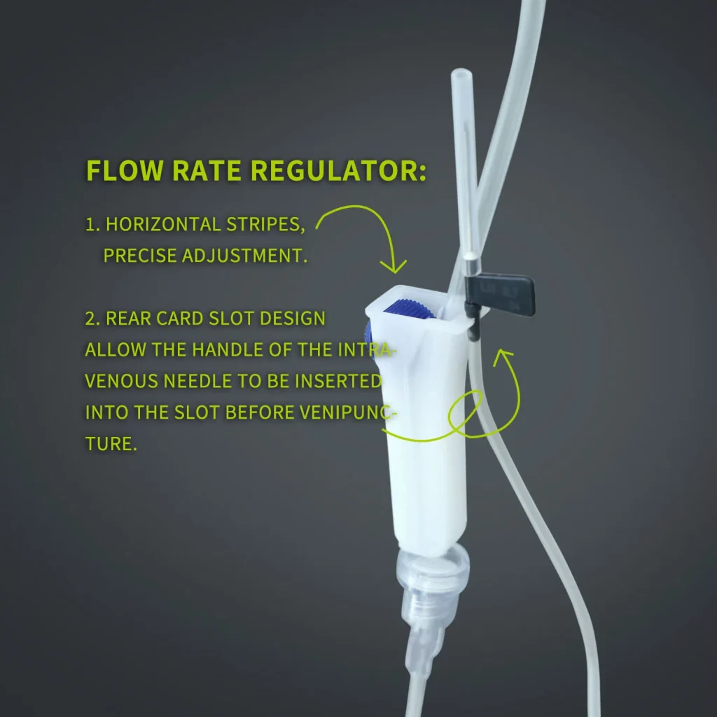 iv scalp vein set flow regulator