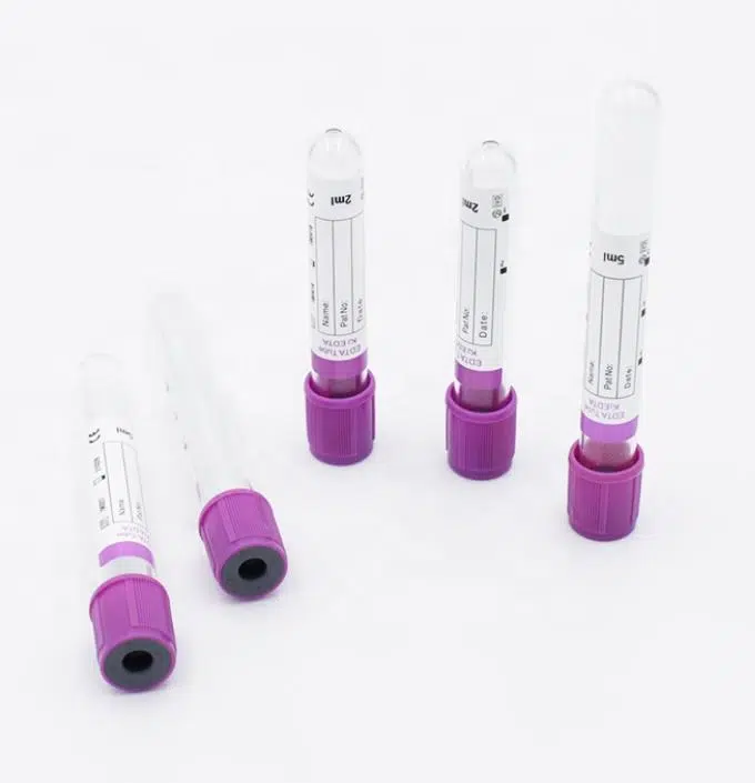 purple edta blood sample collection tube wholesale