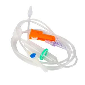 Double Chamber Infusion Set Auto Liquid Stop