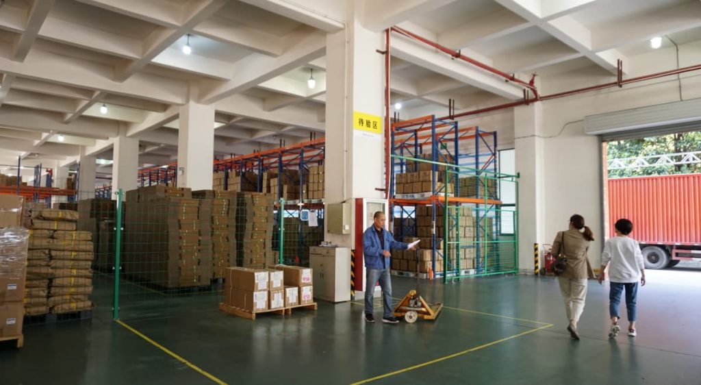 high density medical device storage warehouse automated racking