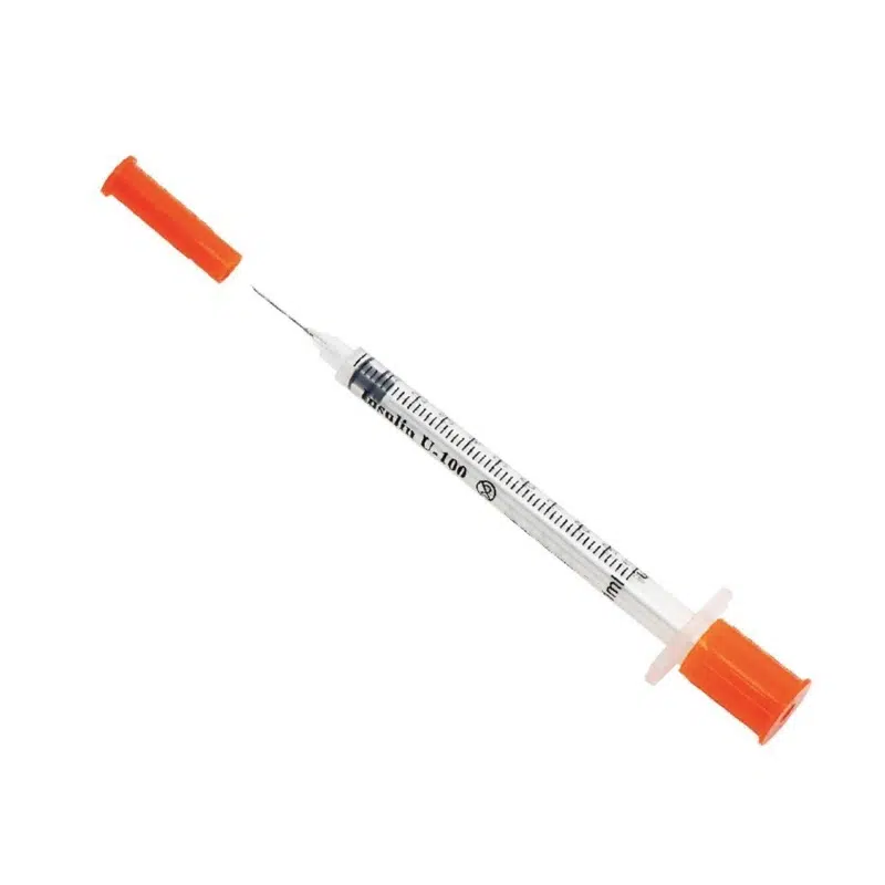 insulin syringe 1ml 31g single view