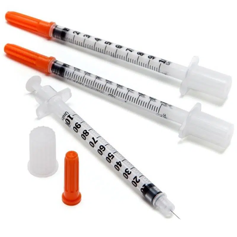 insulin syringe 3 pack front view insulin syringe 3 pack front view