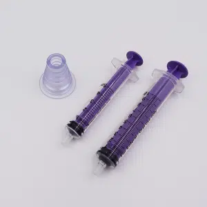 pp material oral feeding syringe 5ml 10ml clear graduations