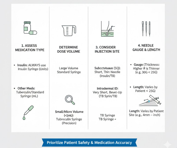 Tuberculin Syringe vs Insulin Syringe: Key Differences, Uses, and How to Choose How to Choose the Right Syringe