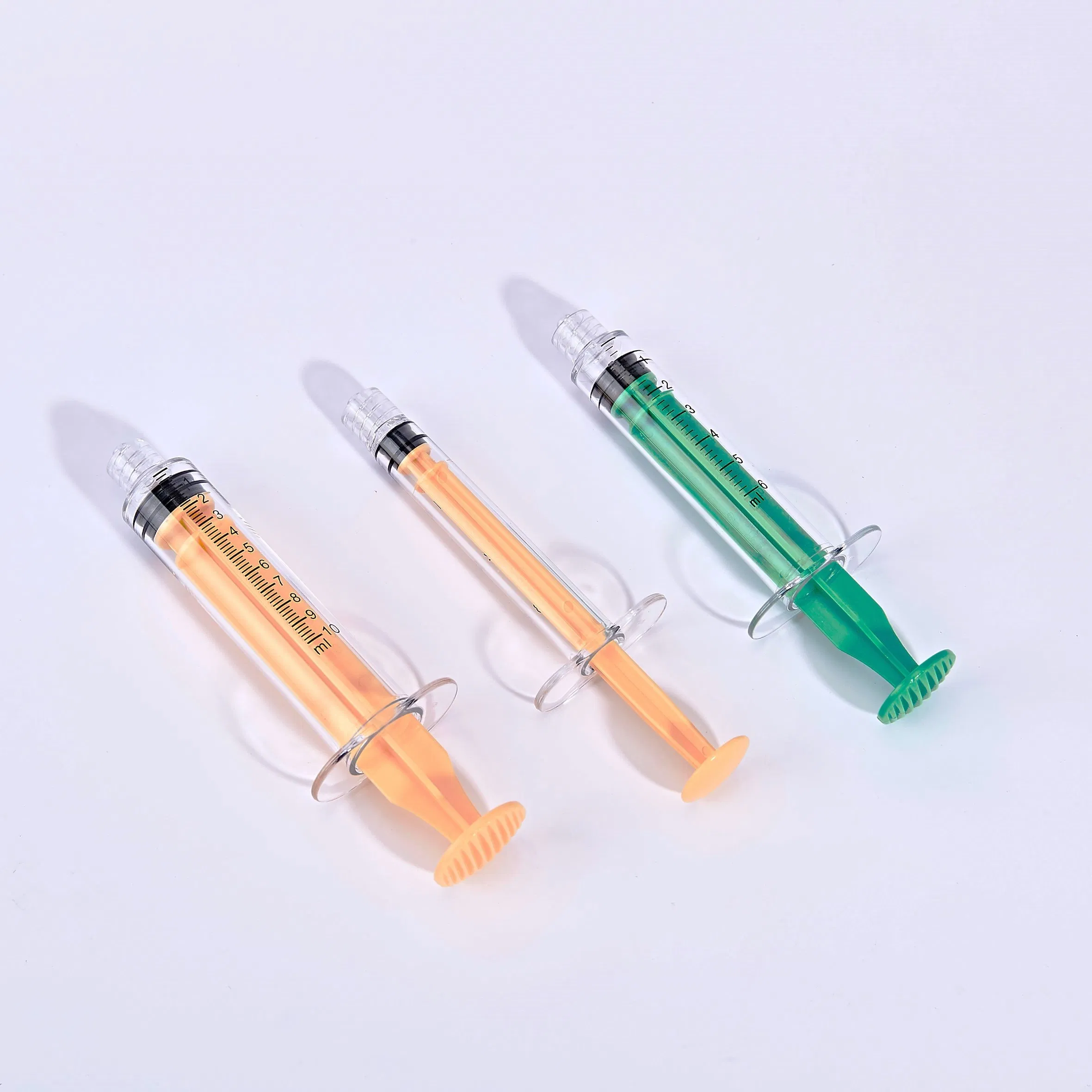 Medical Disposable 3ml 6ml 10ml Polycarbonate PC Colored Syringe