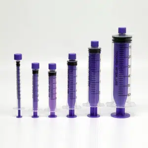 Blue Enteral Syringes - Ascending Size Range for Bulk Orders and Distribution