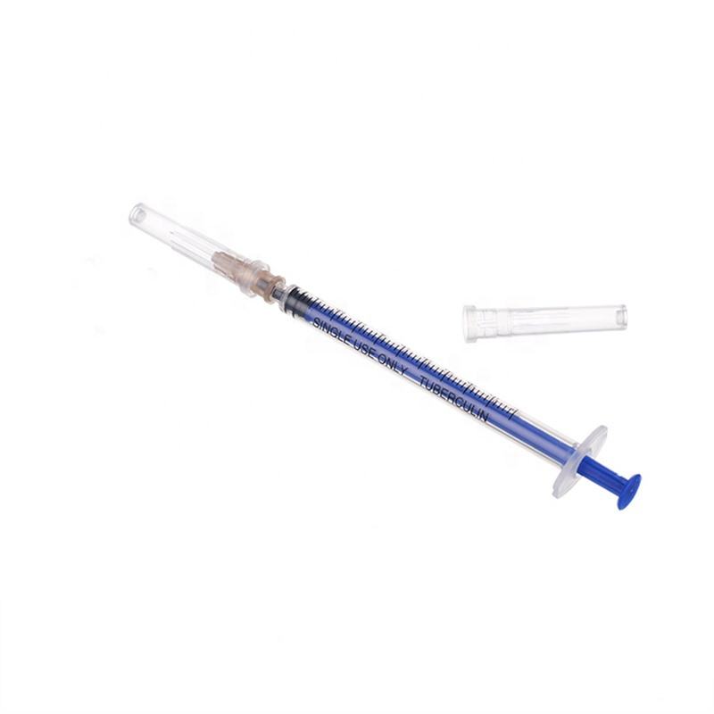 FDA and CE certified sterile tuberculin syringe with ISO quality compliance markings