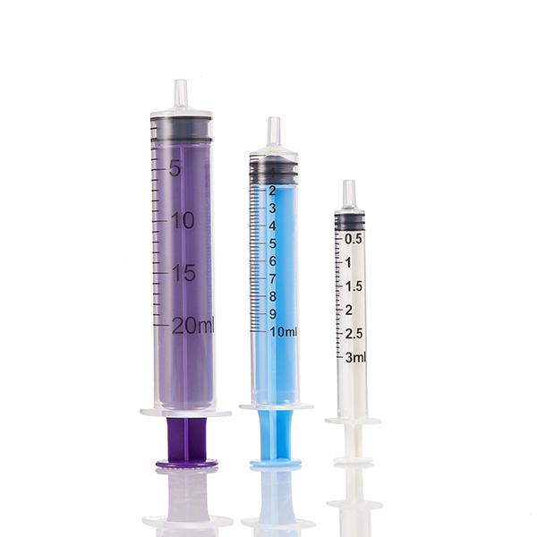 custom syringes different colors and sizes