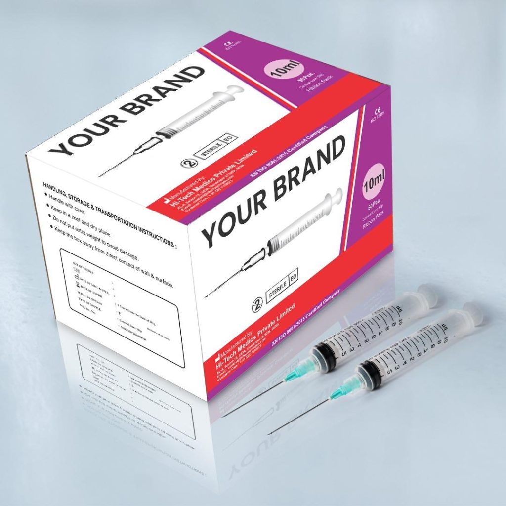 custom syringes oem packaging design