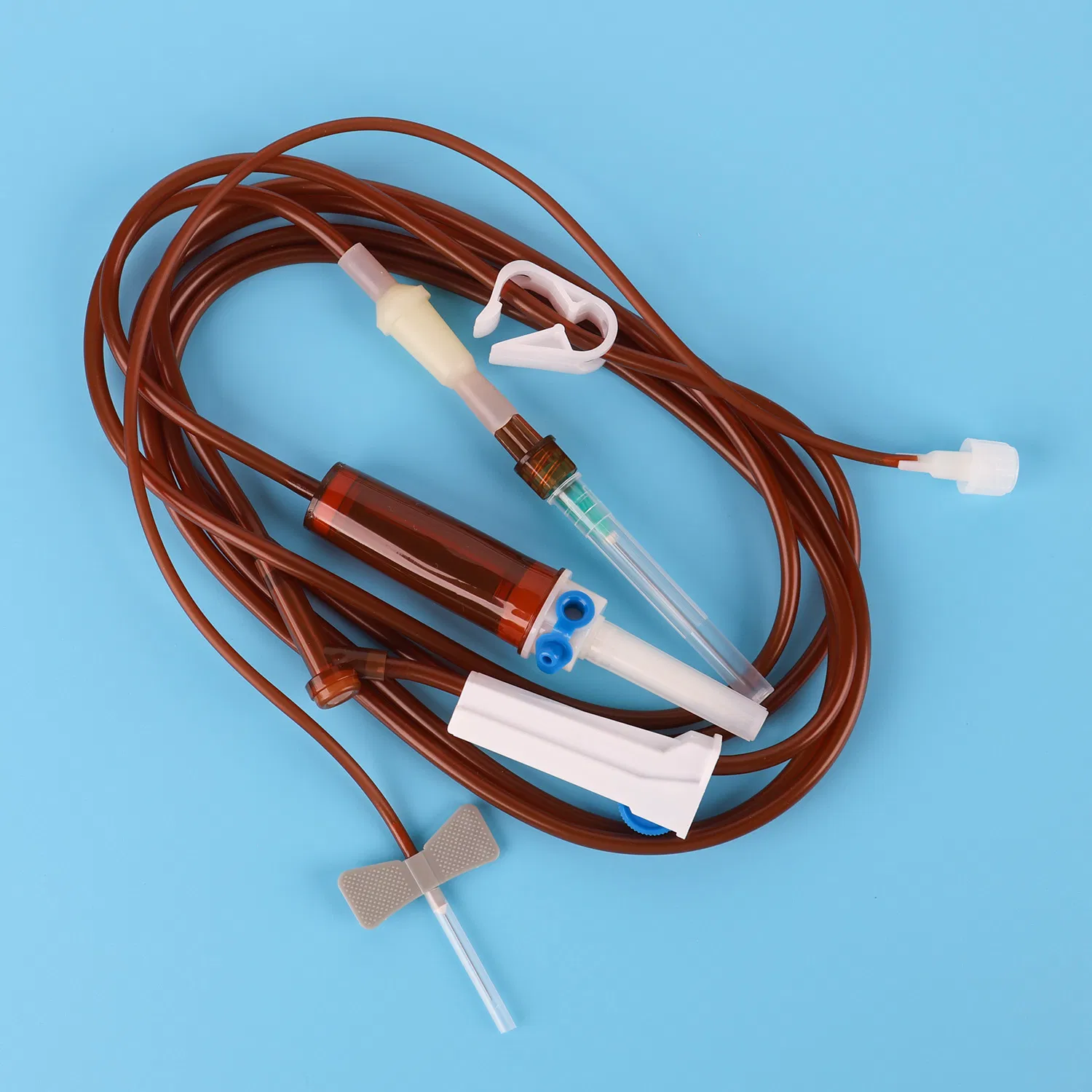 Sterile transfusion sets with integrated blood filter for safe blood product delivery Sterile transfusion sets with integrated blood filter for safe blood product delivery