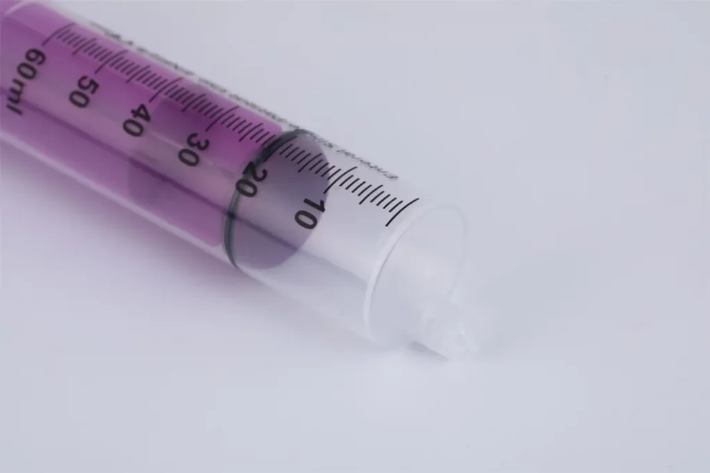 Enteral Syringe O-Ring Plunger Detail - Precision Seal Technology Closeup