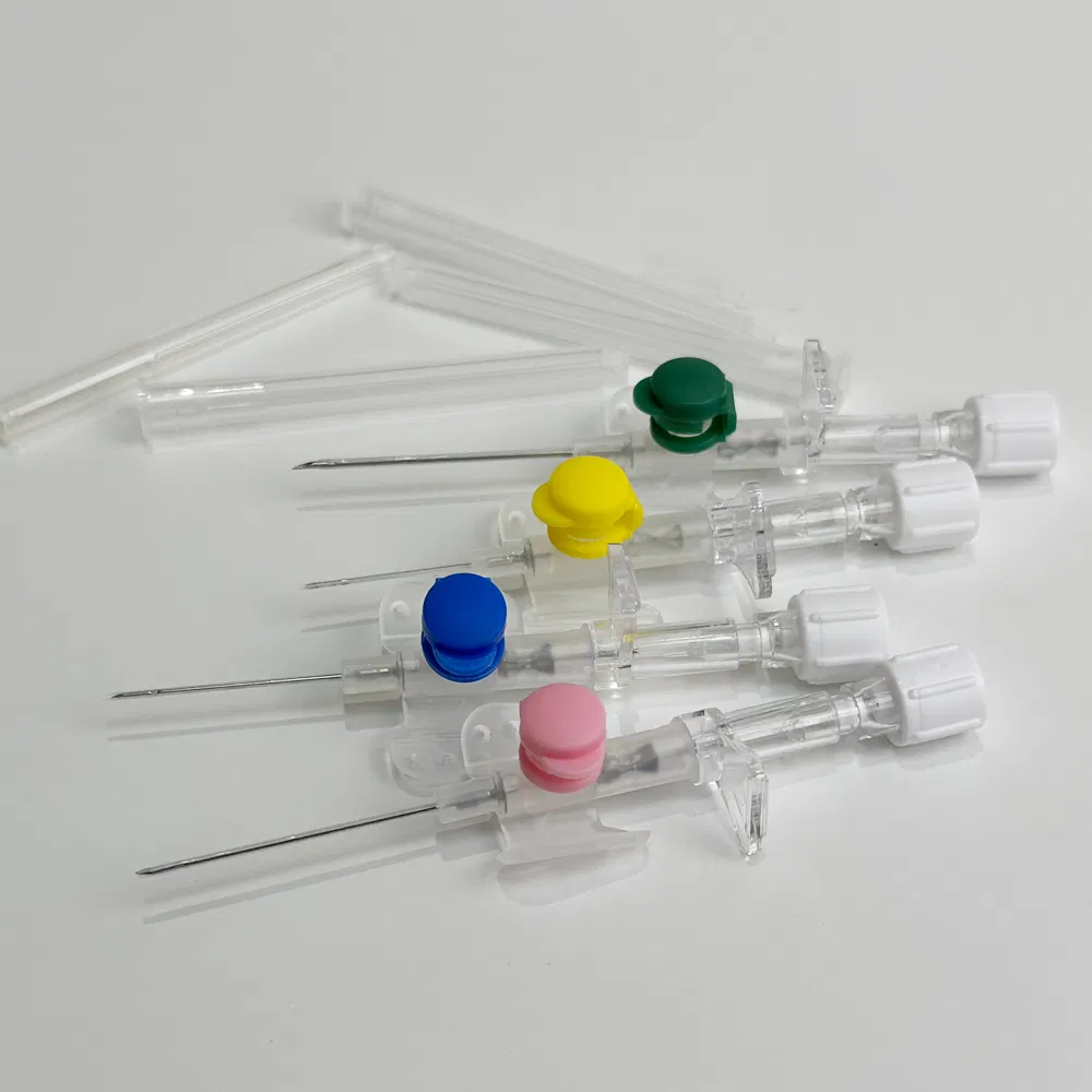 IV cannula in different sizes and colors suitable for wholesale medical supply and hospital procurement