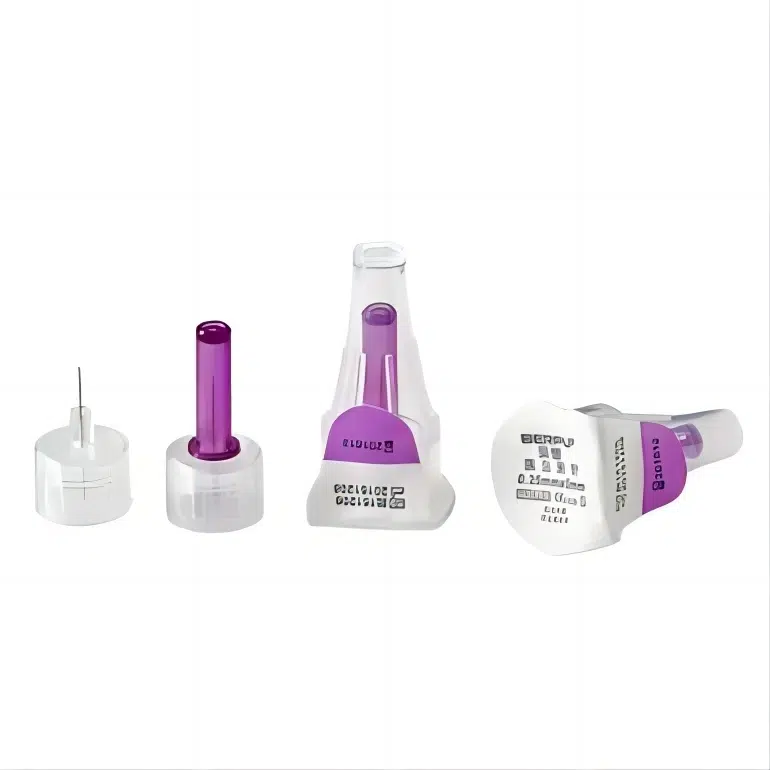 Assorted packaging of Kohope insulin pen needles including individual blisters and bulk boxes for wholesale