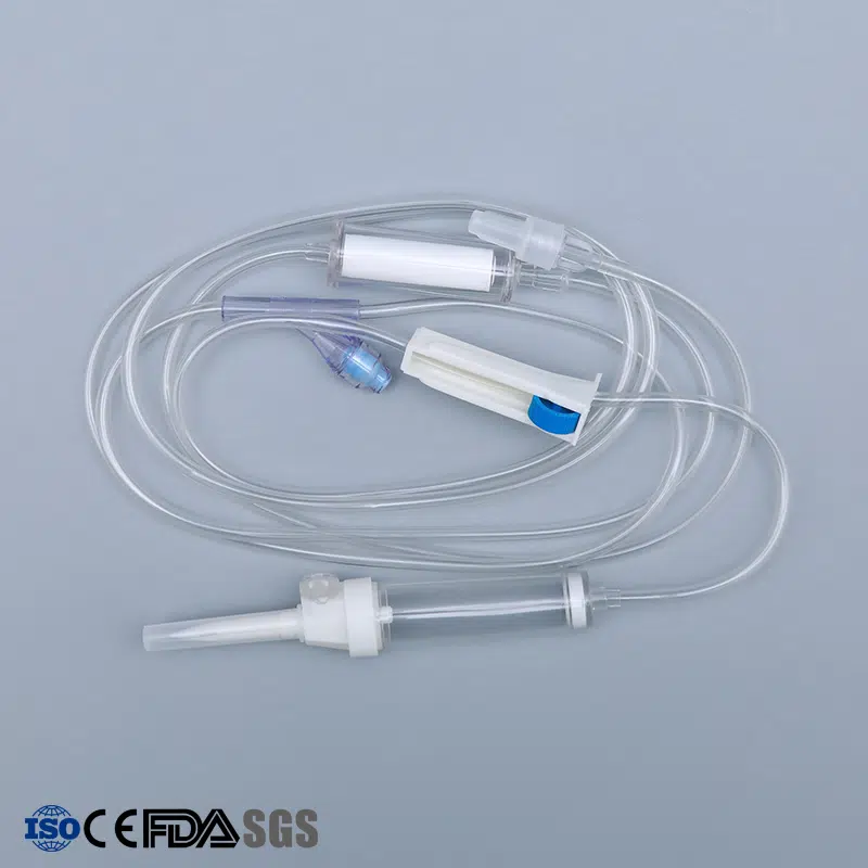 Professional Y Infusion Set: Your Trusted Medical Infusion Manufacturer for Disposable Medical Infusion Solutions Professional product display of Kohope disposable medical infusion set with Y-injection port on white background