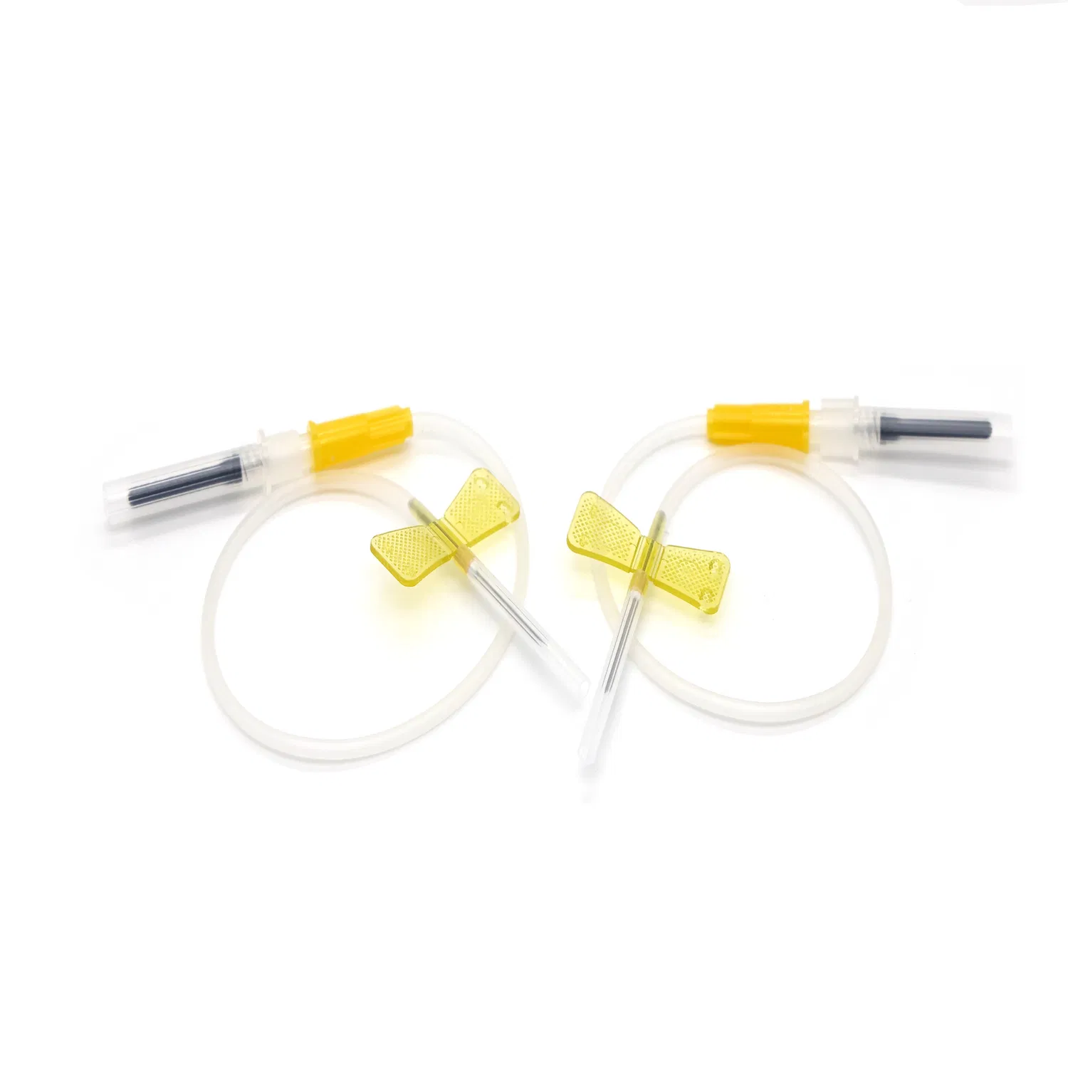 Sterile Hospital Use IV 20g Yellow Wing Butterfly Blood Collection Needle Sterile Hospital Use IV 20g Yellow Wing Butterfly Blood Collection Needle - Image 2