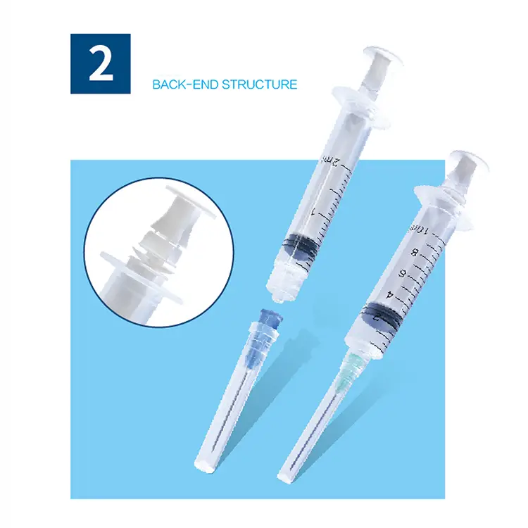 Back end Structure Auto Disable Syringe