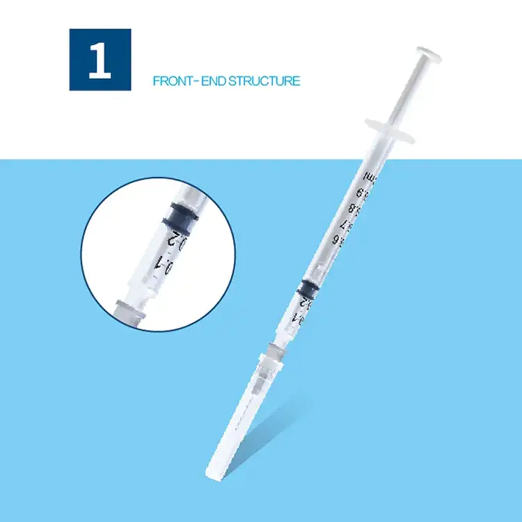Front end Structure Auto Disable Syringe