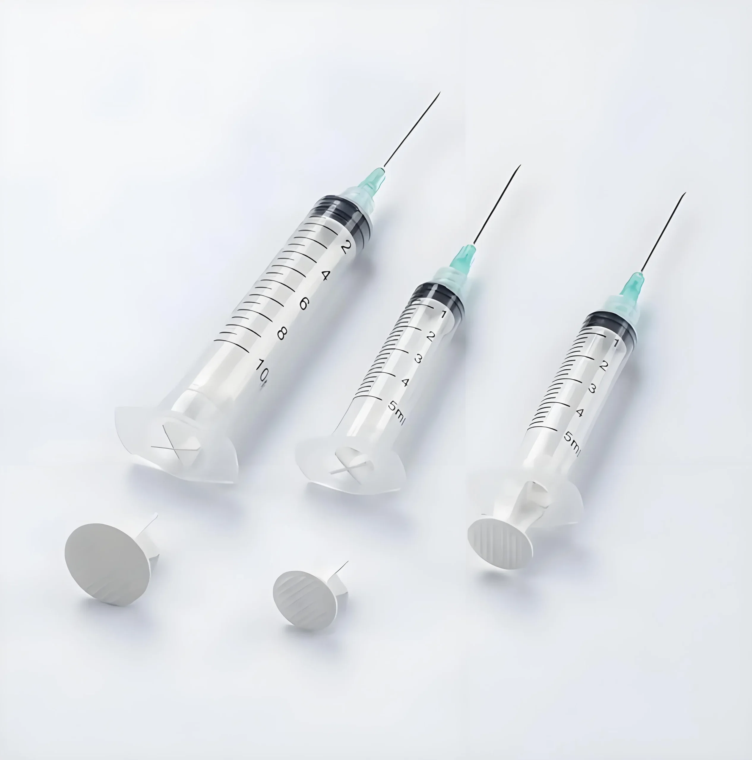 Custom Auto Disable Syringe with Luer Lock Safety Mechanism